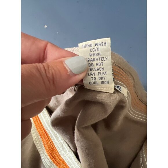 Lucky Brand  Dress M Linen Blend Lagom Beachy Boho Lagenlook - Picture 4 of 11